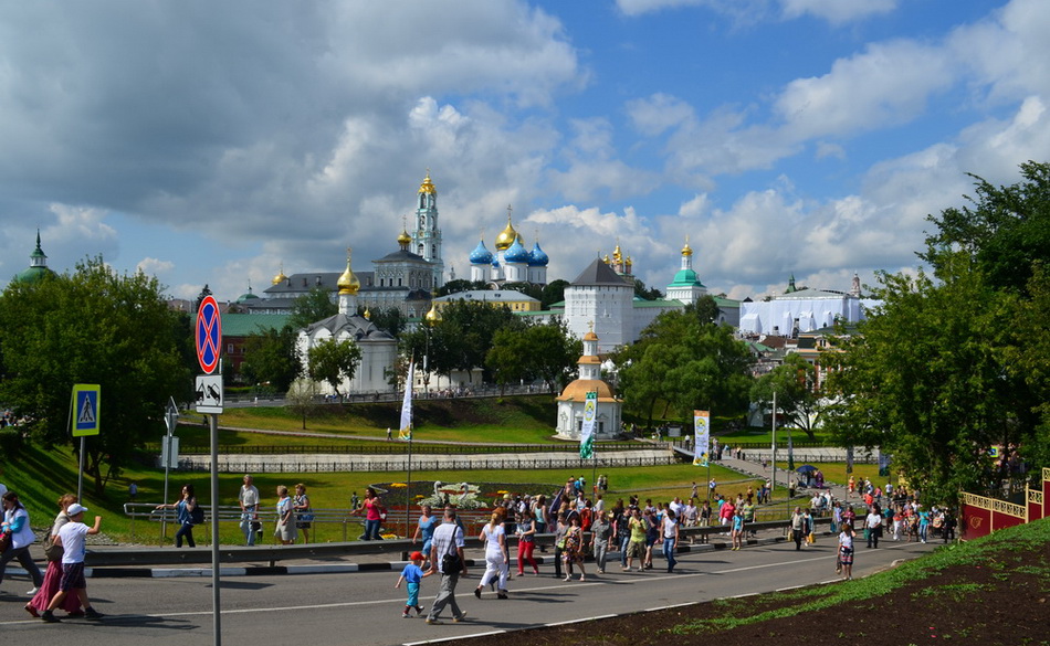 Сергиев Посад прогулка по улицам города